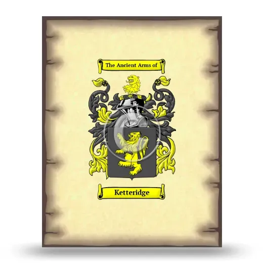 Ketteridge Coat of Arms Print