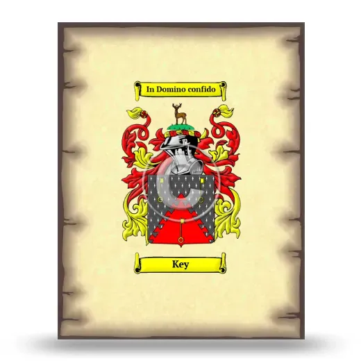 Key Coat of Arms Print
