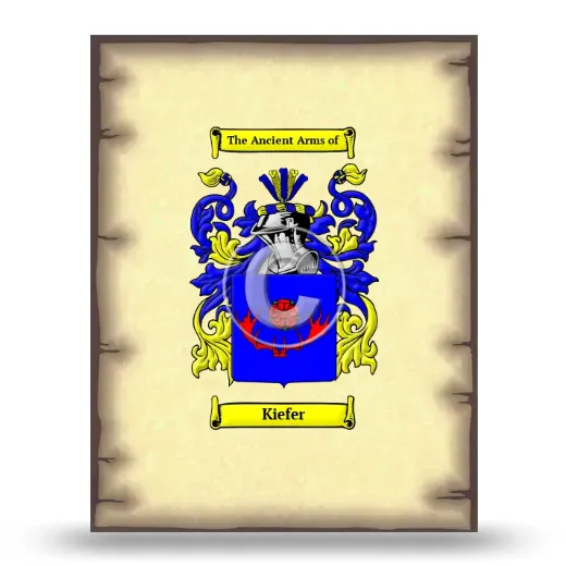 Kiefer Coat of Arms Print