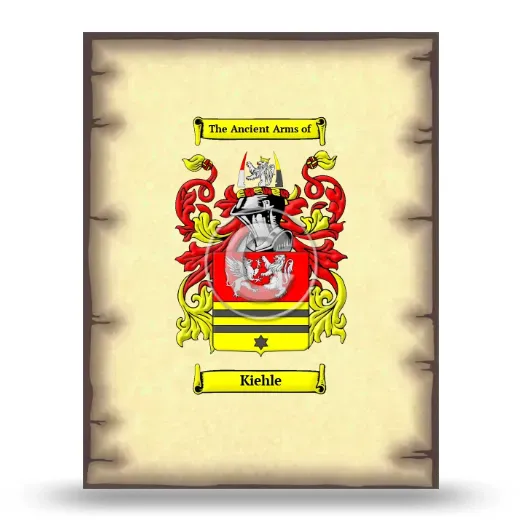 Kiehle Coat of Arms Print