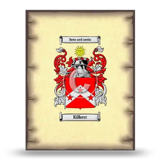 Kilkerr Coat of Arms Print