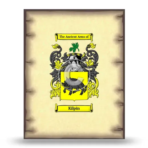 Kilpin Coat of Arms Print