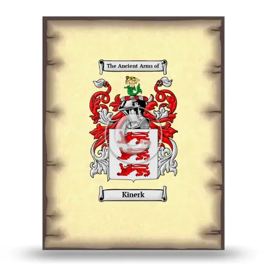 Kinerk Coat of Arms Print