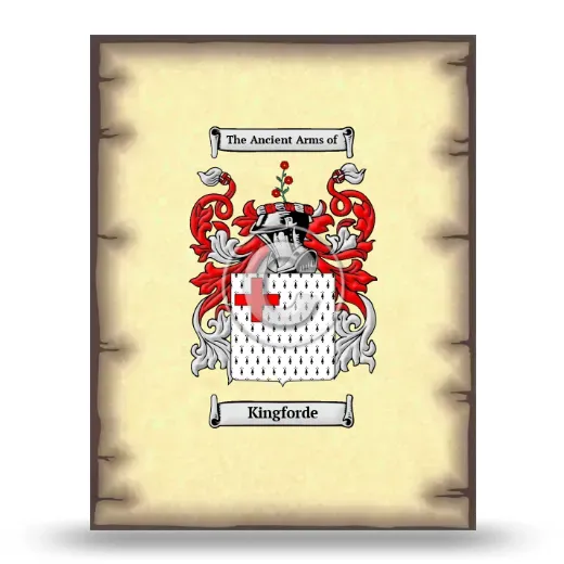 Kingforde Coat of Arms Print