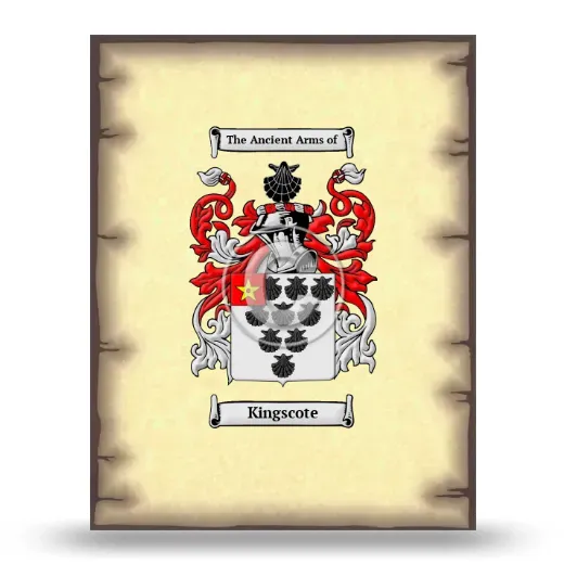 Kingscote Coat of Arms Print