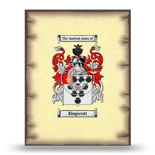 Kingscott Coat of Arms Print