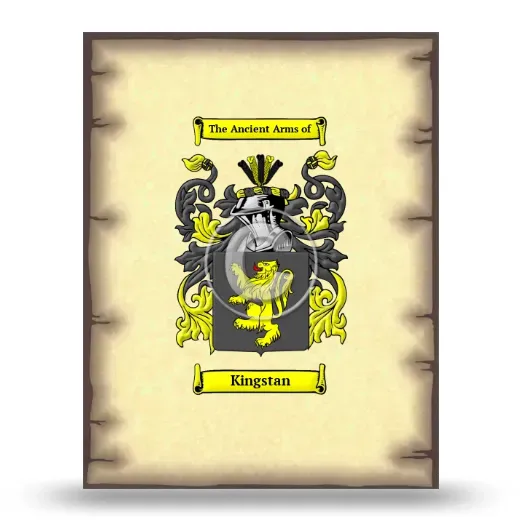 Kingstan Coat of Arms Print
