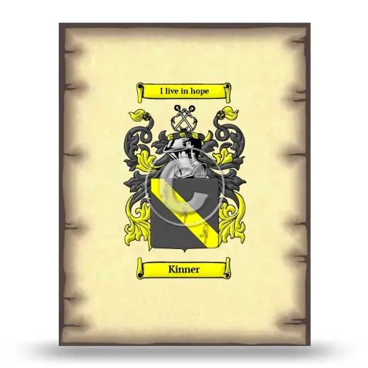 Kinner Coat of Arms Print