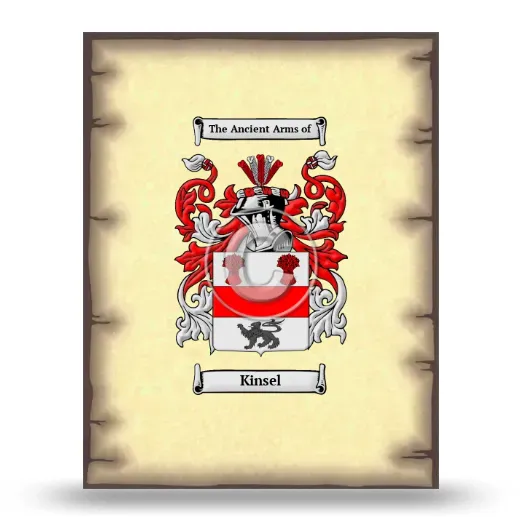 Kinsel Coat of Arms Print