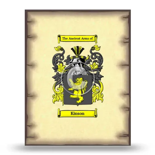 Kinson Coat of Arms Print