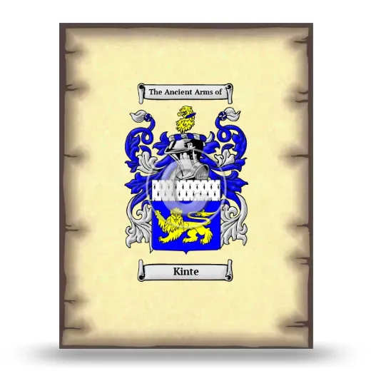 Kinte Coat of Arms Print