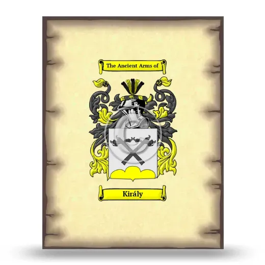 Király Coat of Arms Print