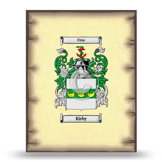 Kirby Coat of Arms Print