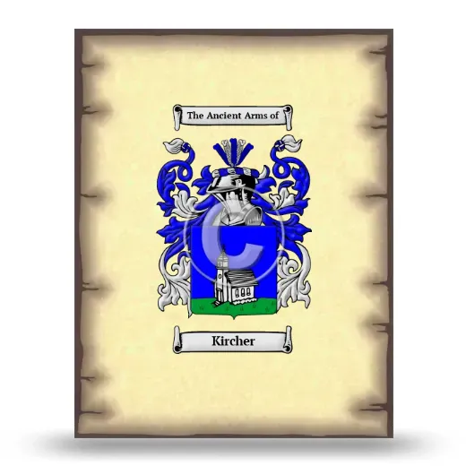 Kircher Coat of Arms Print