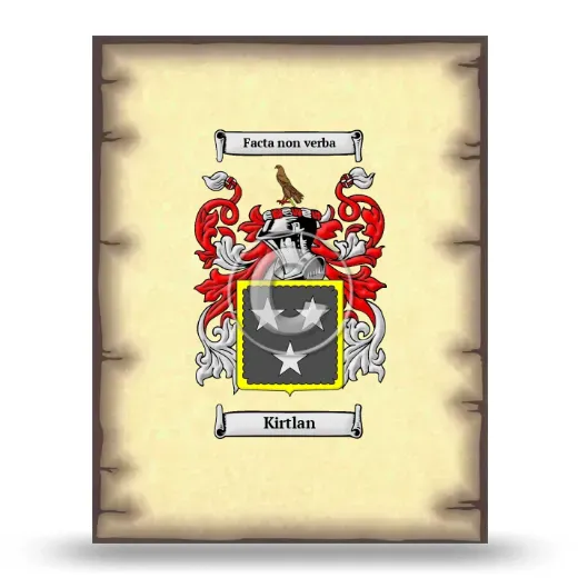 Kirtlan Coat of Arms Print