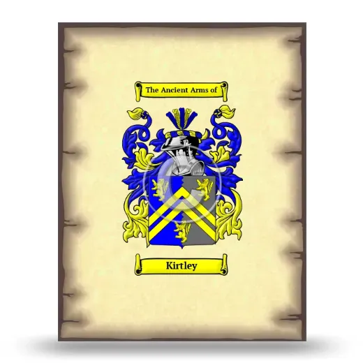 Kirtley Coat of Arms Print