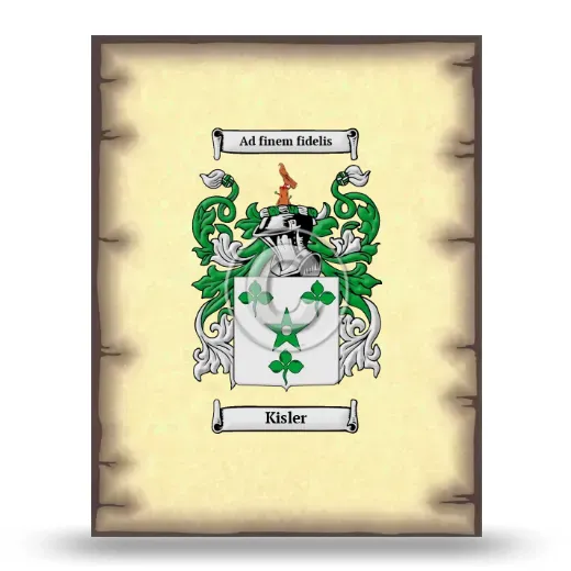 Kisler Coat of Arms Print