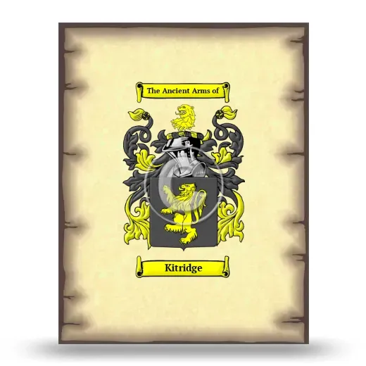 Kitridge Coat of Arms Print