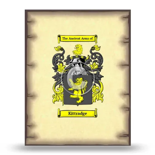 Kittradge Coat of Arms Print