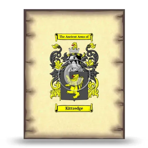Kittredge Coat of Arms Print
