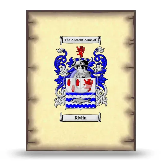Kivlin Coat of Arms Print