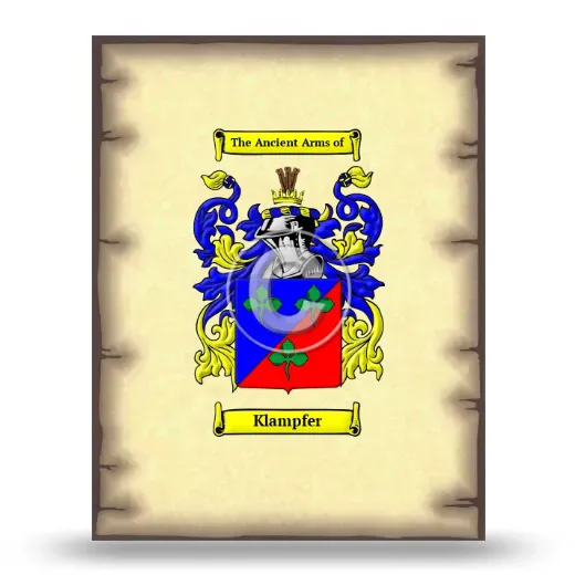 Klampfer Coat of Arms Print