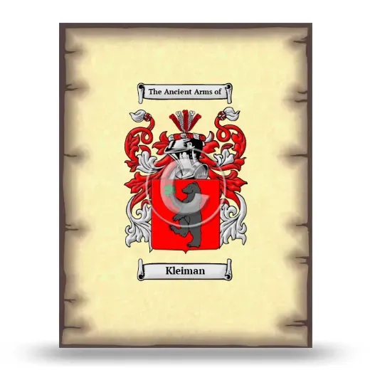 Kleiman Coat of Arms Print