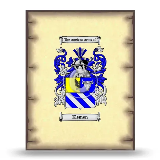 Klemen Coat of Arms Print
