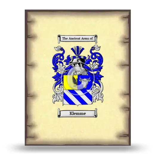 Klemme Coat of Arms Print