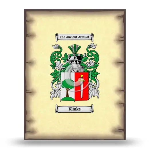 Klinke Coat of Arms Print