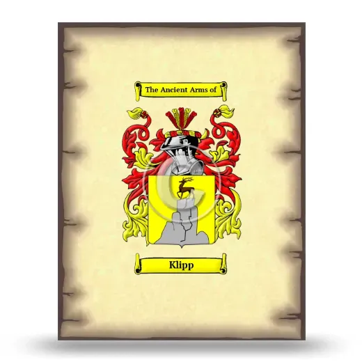 Klipp Coat of Arms Print