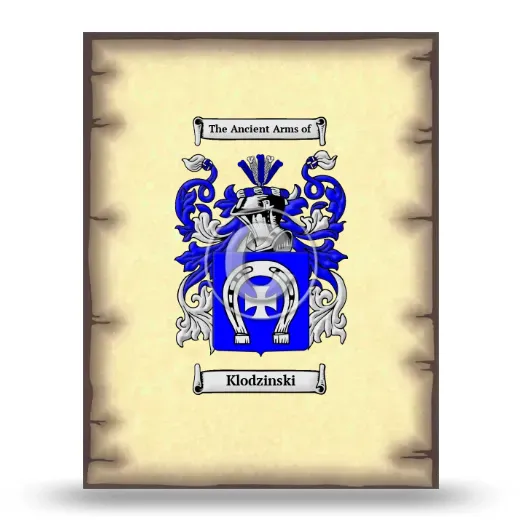 Klodzinski Coat of Arms Print