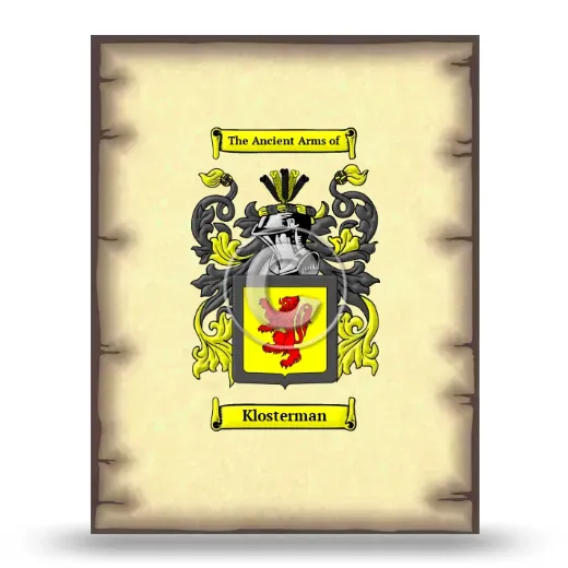 Klosterman Coat of Arms Print