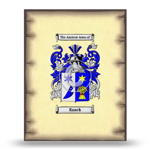 Knack Coat of Arms Print