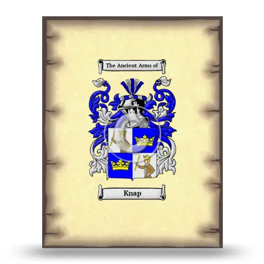 Knap Coat of Arms Print