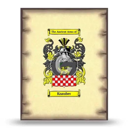 Knauber Coat of Arms Print