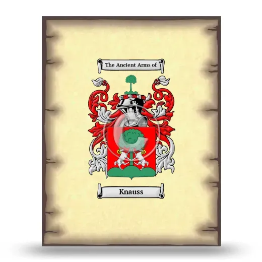Knauss Coat of Arms Print