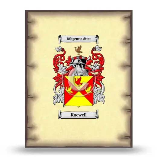 Knewell Coat of Arms Print