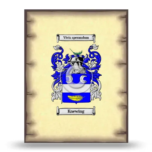 Knewing Coat of Arms Print