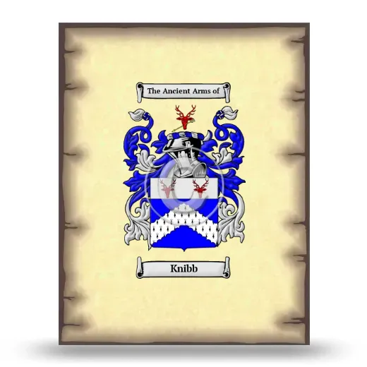 Knibb Coat of Arms Print