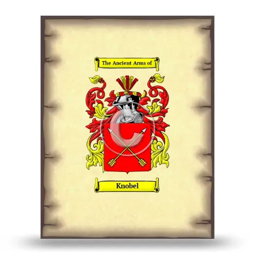 Knobel Coat of Arms Print