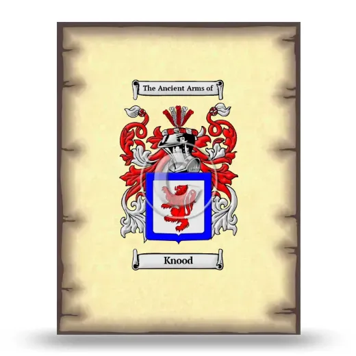 Knood Coat of Arms Print