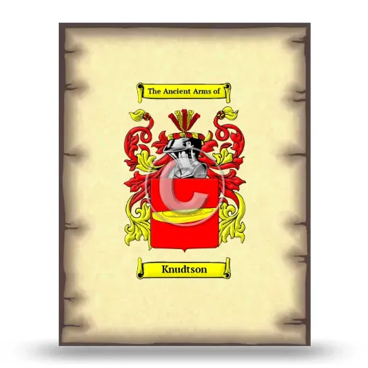 Knudtson Coat of Arms Print
