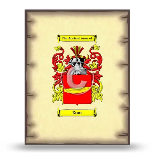 Knut Coat of Arms Print