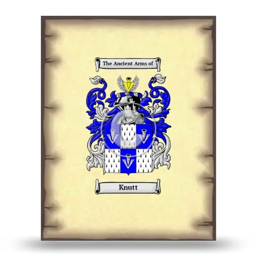 Knutt Coat of Arms Print