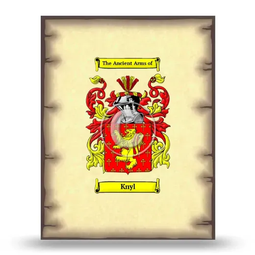 Knyl Coat of Arms Print