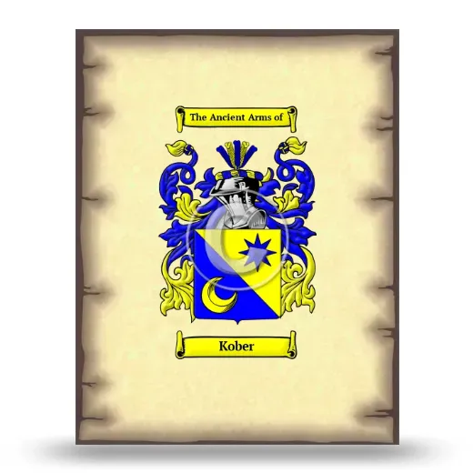 Kober Coat of Arms Print