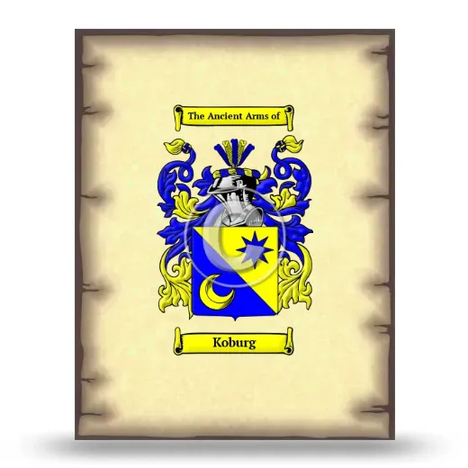 Koburg Coat of Arms Print