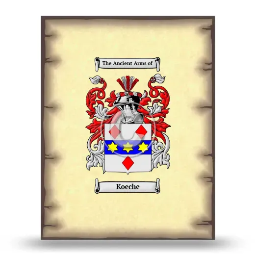 Koeche Coat of Arms Print