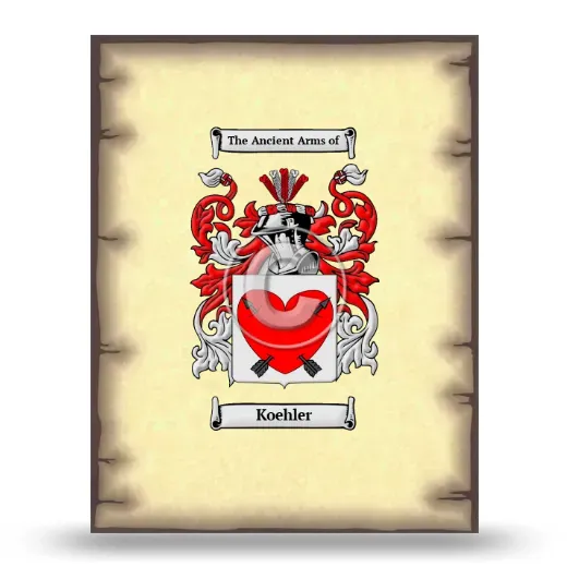 Koehler Coat of Arms Print
